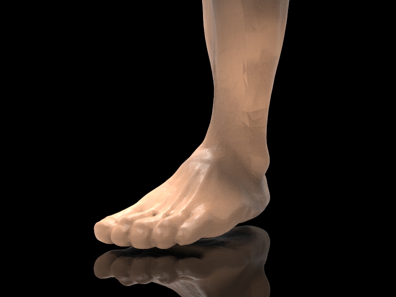 腿-人体扫描3d模型数据